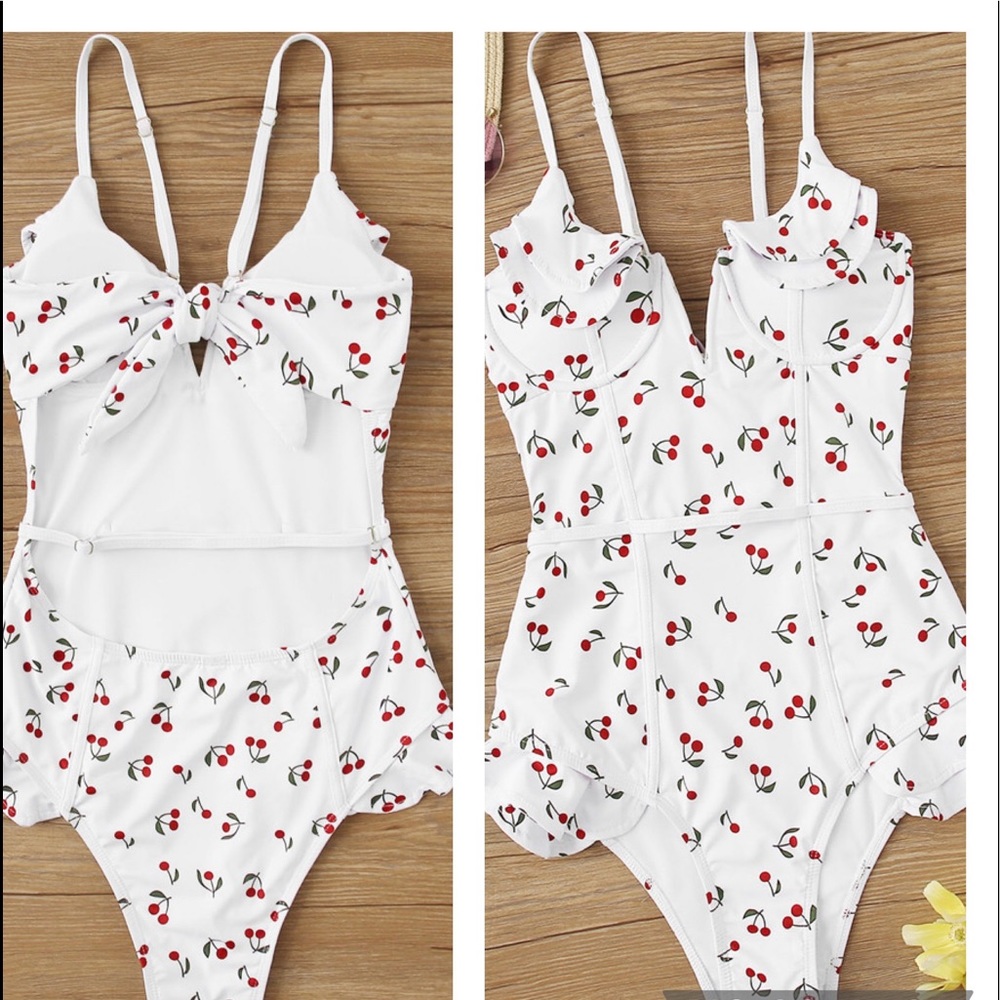 Shein Cherry Print One piece